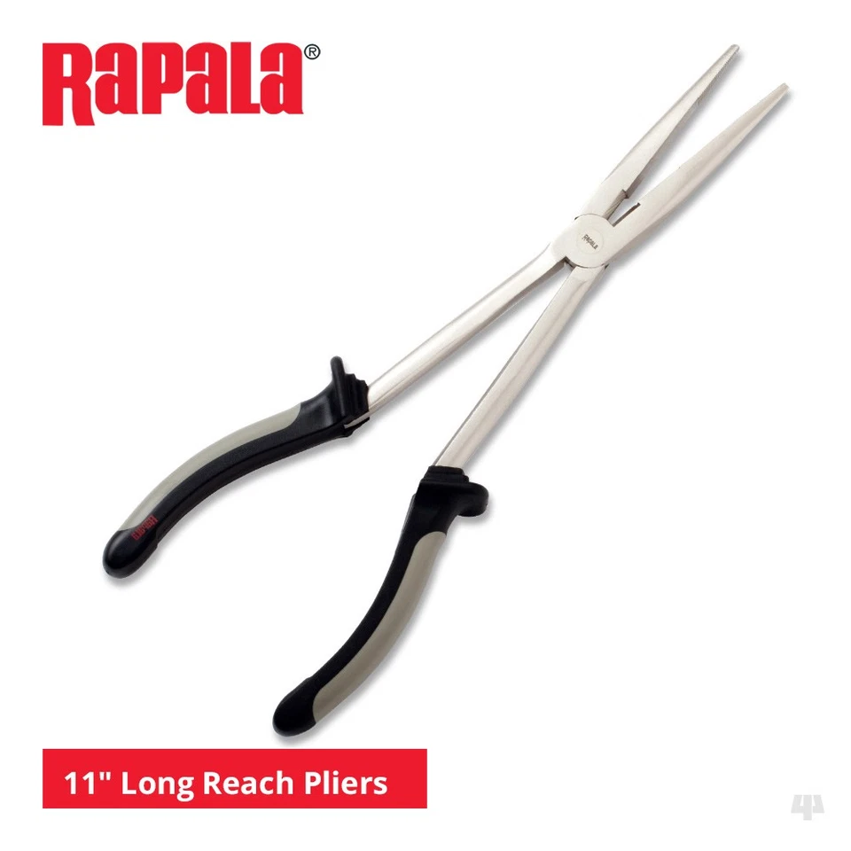 Alicates de largo alcance Rapala 11" - lucio lucioperca bacalao anguila depredador señuelo aparejos de pesca Foto 1 de 1