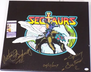 ARTHUR BURGHARDT 2017 Signed "Spidrax in Sectaurs 2" Canvas 20x23" Photo JSA π - Picture 1 of 13