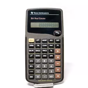⭐ Texas Instruments TI BA Real Estate Calculator - Tested Working ⭐ - Picture 1 of 6