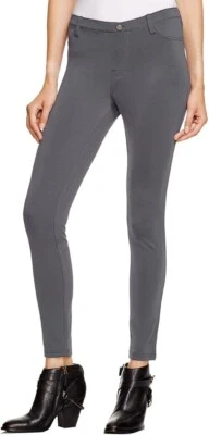 HUE Satén Jersey de Buceo Skimmer Leggings Gris Asfalto X-Pequeño0-2 W23"x29" Foto 1 de 4