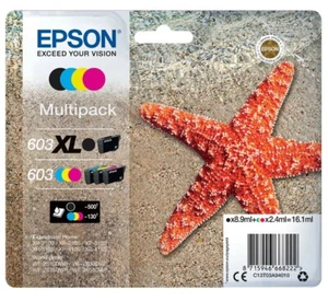 Epson Multipack 603 XL stella marina inchiostro originale. XL NERO - Zdjęcie 1 z 1
