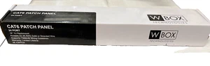 WBox Technologies Patch Panel Cat 6 24 Port C6PP24 - Picture 1 of 1