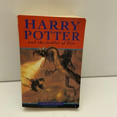 Harry Potter and the Goblet of Fire Paperback - J.K. Rowling Book 4 Bloomsbury - Image 1 of 4