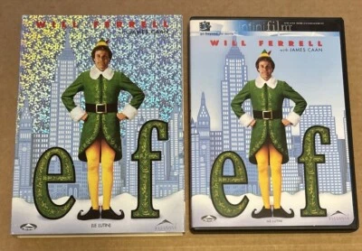 ELF-DVD-2004-DVD-+SLIPCOVER-2 DISCS-X-MAS-ENGLISH & FRENCH-FREE SHIP IN CANADA - Image 1 of 4