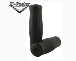 V-Factor Black 1" Replacement Rubber Grips for Harley Cable Models - Picture 1 of 1