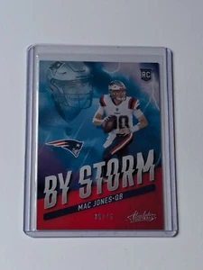 Panini Absolute 2021 Mac Jones Patriots Rookie RC By Storm Red /75 NFL - Picture 1 of 2
