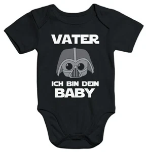 Manga corta Baby Body Father ich bis your Baby Moonworks® dicho nerd divertido onesie - Imagen 1 de 4