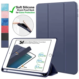 iPad Pro 11 1ª 2ª Funda A2228 A1980 A2068 A1934 A2013 Cubierta magnética TPU Azul marino - Imagen 1 de 36