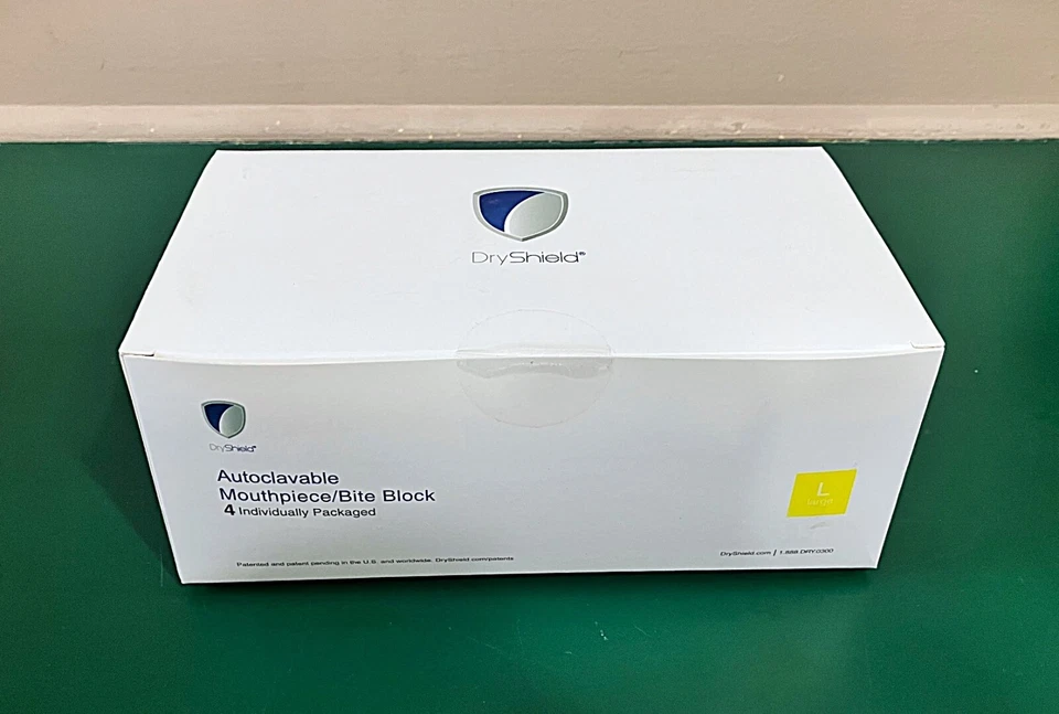 DryShield Mouthpieces LARGE- 4 Count *New* Sealed in box