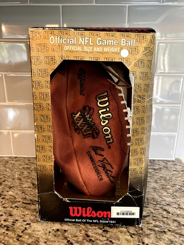 Wilson NFL Official Game Day Ball Super Bowl XXXI Packers Patriots football 1997 Cover