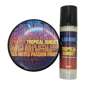 Tropical Sunset Shaving Soap and Aftershave Balm - by Lodrino (Pre-Owned) - Picture 1 of 2