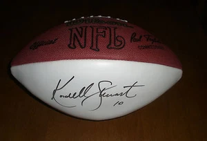 STEELERS KORDELL STEWART SIGNED AUTOGRAPHED FOOTBALL W/COA - Picture 1 of 1
