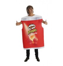 Costume tubo patatine Pringles original taglia unica uomo donna