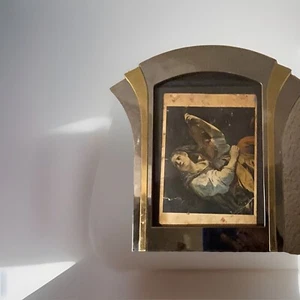 Noel Bc Chrome and Brass Picture Frame, Italy 1970s - Picture 1 of 7
