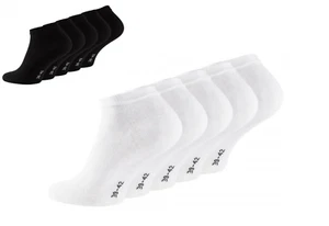 5 Paar oder 10 Paar Unisex Sneaker Socken weiß o. schwarz bis Größe 50 - Picture 1 of 7