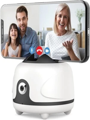 Auto Face Tracking Tripod Holder 360° Rotation Face Body Phone Camera Mounted - Image 1 of 4
