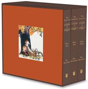 C0 The Complete Calvin and Hobbes 3 Volume Hardcover Box Set By Bill Watterson - Picture 1 of 1