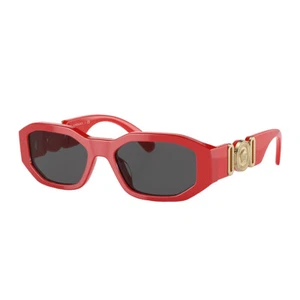 Versace VK 4429U 506587 Red Plastic Irregular Sunglasses Grey Lens - Picture 1 of 3