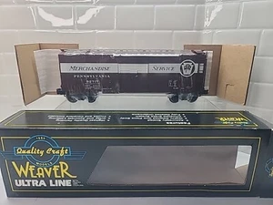 Weaver O Gauge 3-Rail PS-1 40' Boxcar PRR 52717 Merchandise Service Pennsylvania - Picture 1 of 10