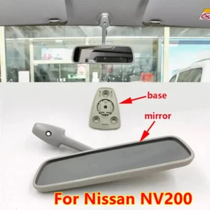 For Nissan NV200 2013-2021 Interior Rear Reverse Back View Mirror With Base Cap - Picture 1 of 7