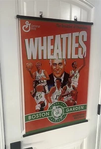 RARE Boston Garden Celtics Larry Bird Bob Cousy Red Auerbach Banner Sign 20x30 - Picture 1 of 3