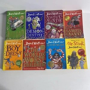 David Walliams Bulk Mixed Lot x 8 Kids/Teens Book Bundle Free Postage - Picture 1 of 24