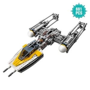 Star Wars Episodi I-VI - Set di blocchi da costruzione Gold Leader's Y-wing - Esclusivo - Foto 1 di 5