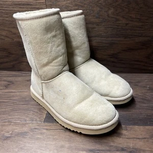 UGG Australia Classic Short Boots W 7 Damenschuhe Lammfell Leder 5825 braun - Bild 1 von 12