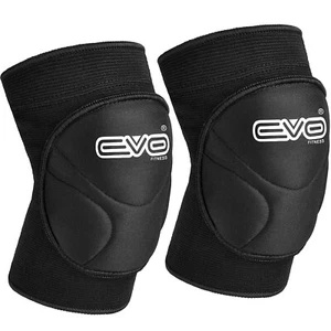 EVO Knee Support Brace Pads Gym MMA Wrestling Guard Wraps Martial Arts Football - Picture 1 of 5