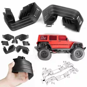 Front/Rear Inner Fender Wells/Mudguard Kits For Axial SCX10 II AX90046 AX90047 - Picture 1 of 12