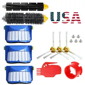 Replacement Brush Filter Kit for iRobot Roomba Aerovac 600 Series 694 676 675 - Picture 1 of 3