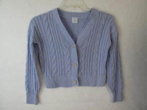 Girls Abercrombie Kids   Blue Lightweight Cardigan Size 9/10 ,E-11 - Picture 1 of 7