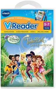Disney Fairies Vtech V. Reader Software Tinkerbell and the Great Fairy Rescue  - Picture 1 of 2
