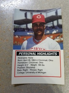 Barry Larkin Cincinnati Reds Line Drive Collect a Books PROOF 1991 SCARCE #3