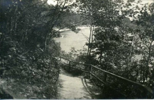 Latvia 1920's Gauja Pie Velna Alas Krimulda Postcard - Picture 1 of 2