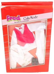 Plasty Lundby PETRA Series FRED 12" Male Doll PARTY MODE OUTFIT MOC`90 Set RARE! - Picture 1 of 2
