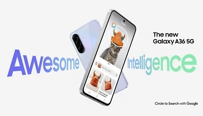 Samsung Galaxy A36 5G (A366E/DS) 256GB/8GB RAM Unlocked New Free 2 Day Shipping - Image 1 of 4