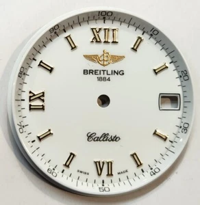Original Breitling Callisto B64046 Quarzuhr Weiß/Gold Roman Dial NOS - Bild 1 von 2