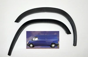 FORD TRANSIT Radlauf Zierleisten Vorne LV RV Schwarz Matt Satz Bj. 95-00 - Bild 1 von 3