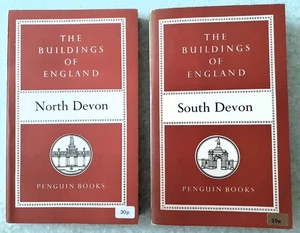 Pevsner, The Buildings of England North and South Devon Two First Editions 1952 - Picture 1 of 4