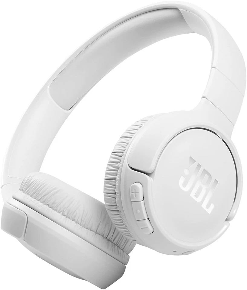 JBL Tune 510BT Wireless Bluetooth On-Ear Headphones w/ Purebass Sound - White - Image 1 of 4