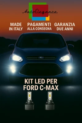 🔥KIT LED D3S 6000K BIANCO CANBUS – Anabbaglianti per Ford C-Max II🔥 - Immagine 1 di 4