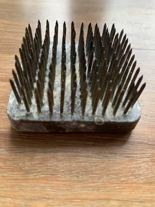 Vintage Japanese Shippo Kenzan Metal Ikebana Flower frog - 5.5cm x 5.5cm - Picture 1 of 5