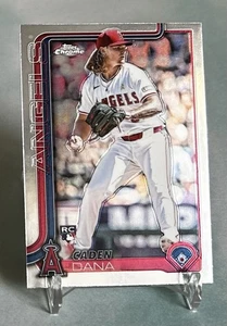Caden Dana 2025 Topps Chrome Baseball #245 Rookie RC Los Angeles Angels - Picture 1 of 3