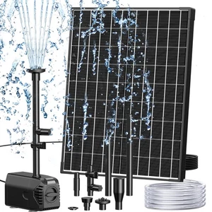 Biling Solar Water Fountain 20W Solar Fountain Pump with 320GPH Flow Adjustable - Picture 1 of 5