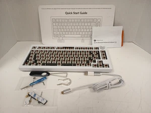 Keychron Q1 Pro Barebone 75% Wireless Mechanical Keyboard, White - Picture 1 of 6