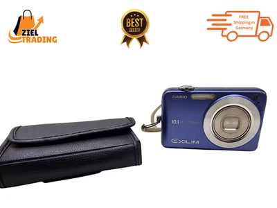 Casio Exilim EX-Z1080 10.1MP Digitalkamera Blau - Ungetestet - Bild 1 von 4