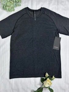 👕NUEVO CON ETIQUETAS $78 Lululemon Metal Vent Tech SS 2.0 DCO/NEGRO Talla L - Imagen 1 de 8
