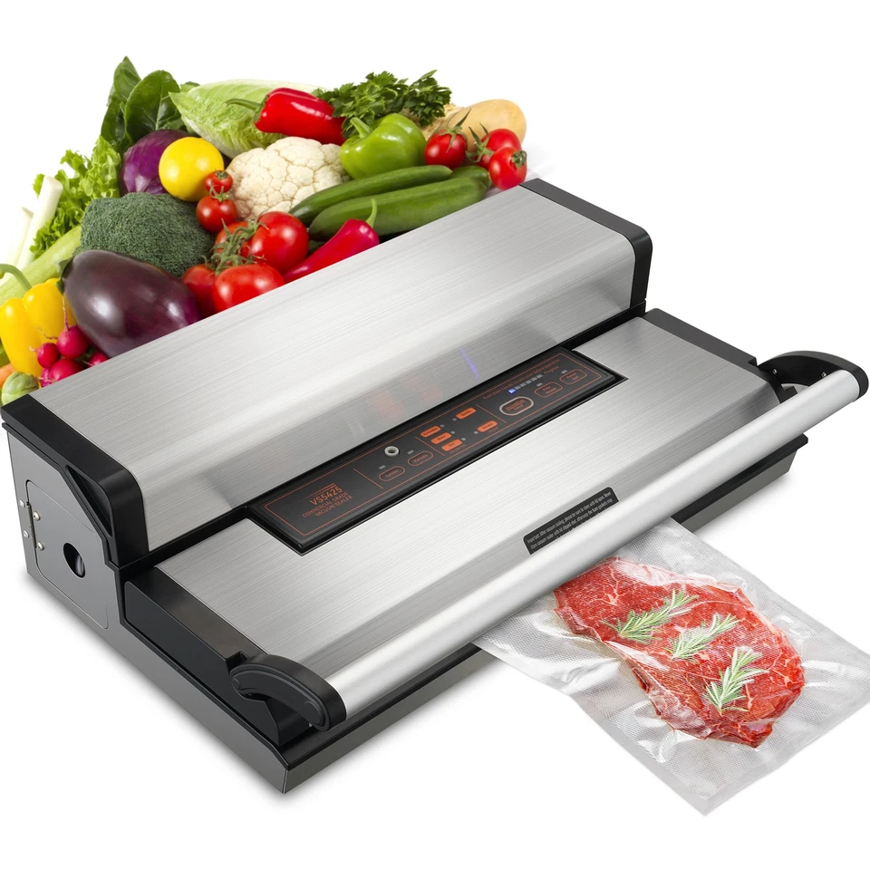 Vacuum Sealer Machine Food Preservation Storage Saver 95Kpa w/ Seal Bag - Image 1 of 4