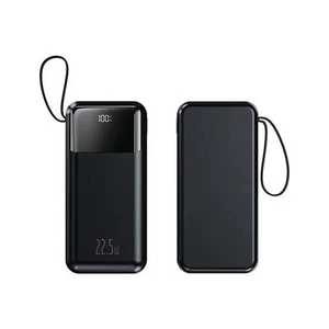 Banco de alimentación AIVR 20000mAh 22,5W carga rápida cables y pantalla negro - Imagen 1 de 7